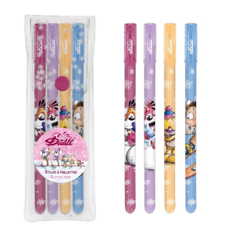 DIDDL PACK MET 4 GLITTER PENNEN - 650 0072 - 650-0072