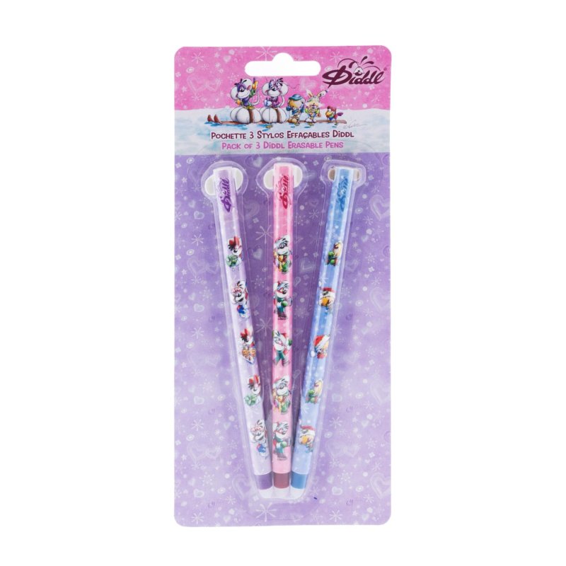 DIDDL 3 PACK BLISTER UITWISBARE PENNEN D - 650 0073 - 650-0073