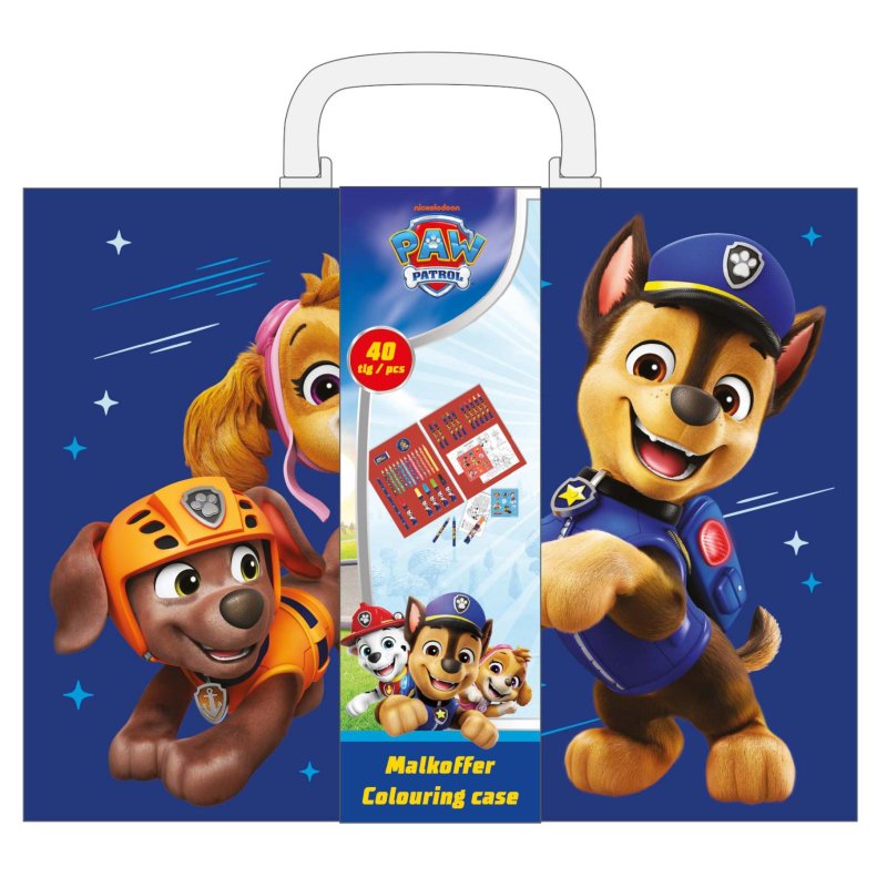 PAW PATROL KARTONNEN KLEURKOFFER - 650 0288 - 650-0288