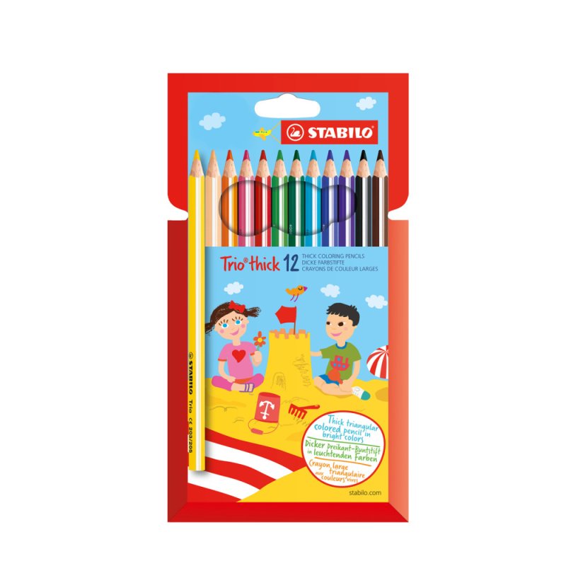STABILO TRIO DIK 24 POTLODEN - 650 2032 - 650-2032