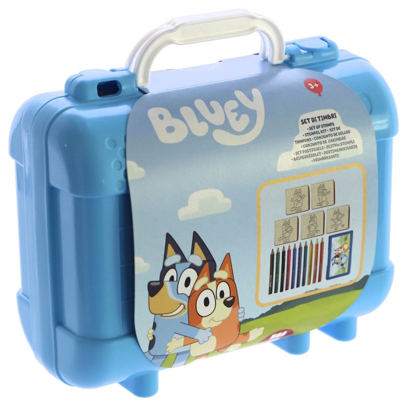 BLUEY KLEUREN STEMPEL KOFFERSET - 650 2120 - 650-2120