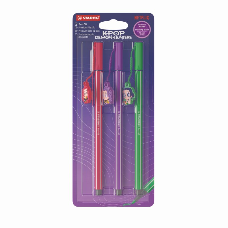STABILO PEN 68 K-POP DEMON HUNTERS MET C - 650 2492 - 650-2492