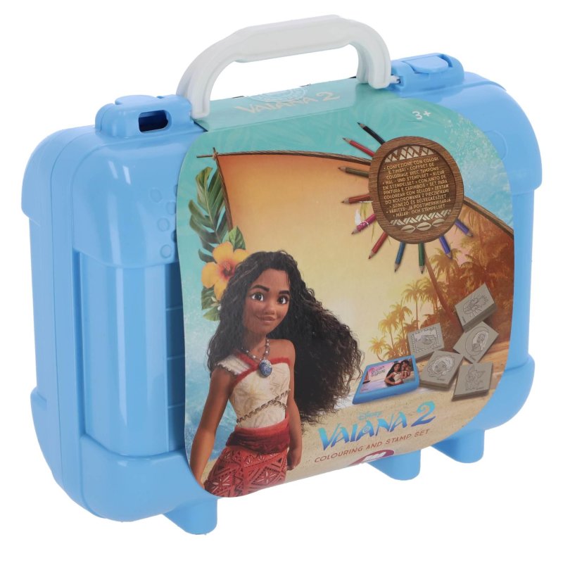 KLEUREN STEMPEL KOFFERSET VAIANA 21-DELI - 650 2911 - 650-2911