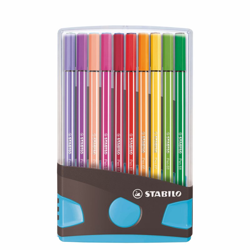 STABILO PEN 68 COLORPARADE ANTRACIET/LIC - 650 3104 - 650-3104