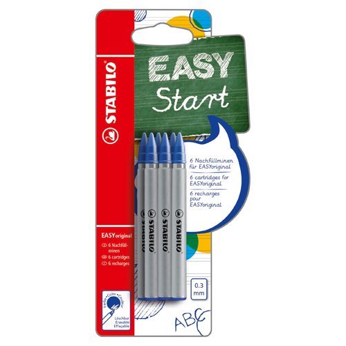STABILO EASY ORIGINAL REFILL BLAUW - 650 7372 - 650-7372