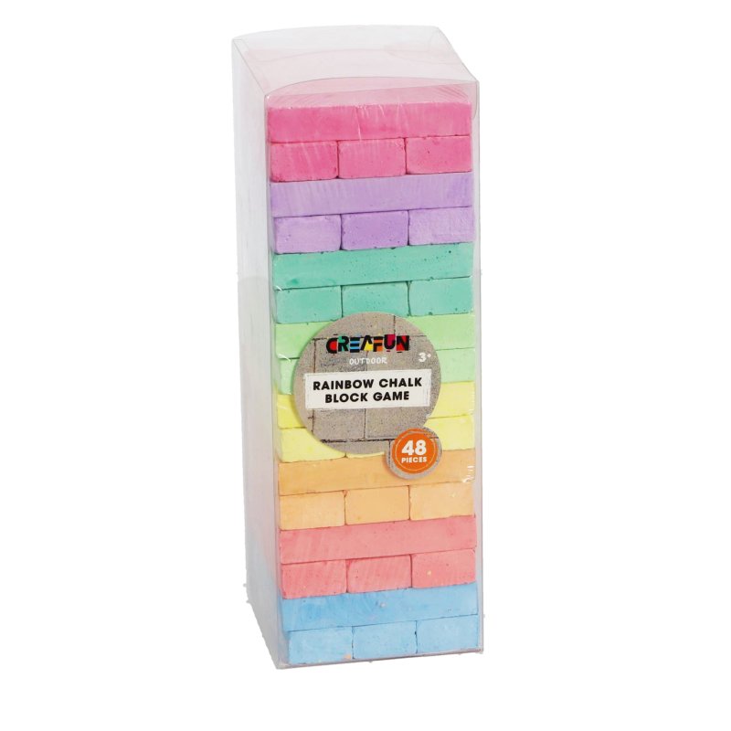 CREAFUN STOEPKRIJT STAPELSPEL 48 DELIG - 653 1208 - 653-1208