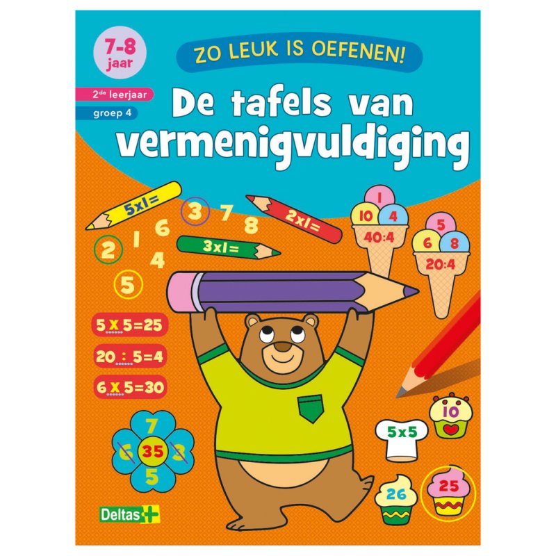 DE TAFELS VAN VERMENIGVULDIGING 7-8 JR - 655 0132 - 655-0132
