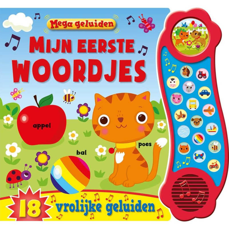 BOEK GELUIDENBOEK MIJN EERSTE WOORDJES - 655 2286 - 655-2286