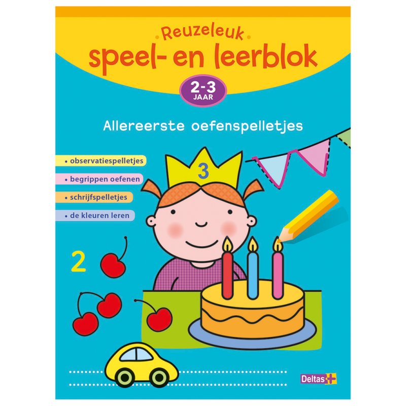 SPEELLEERBLOK EERSTE OEFENSPELLETJES 2-3 - 655 2336 - 655-2336