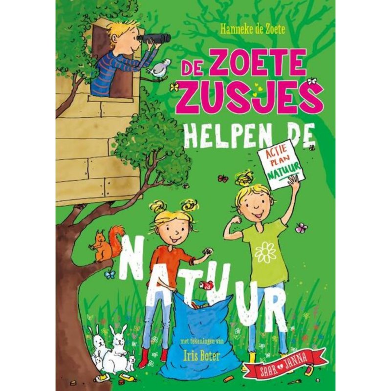 BOEK DE ZOETE ZUSJES HELPEN DE NATUUR - 655 3842 - 655-3842