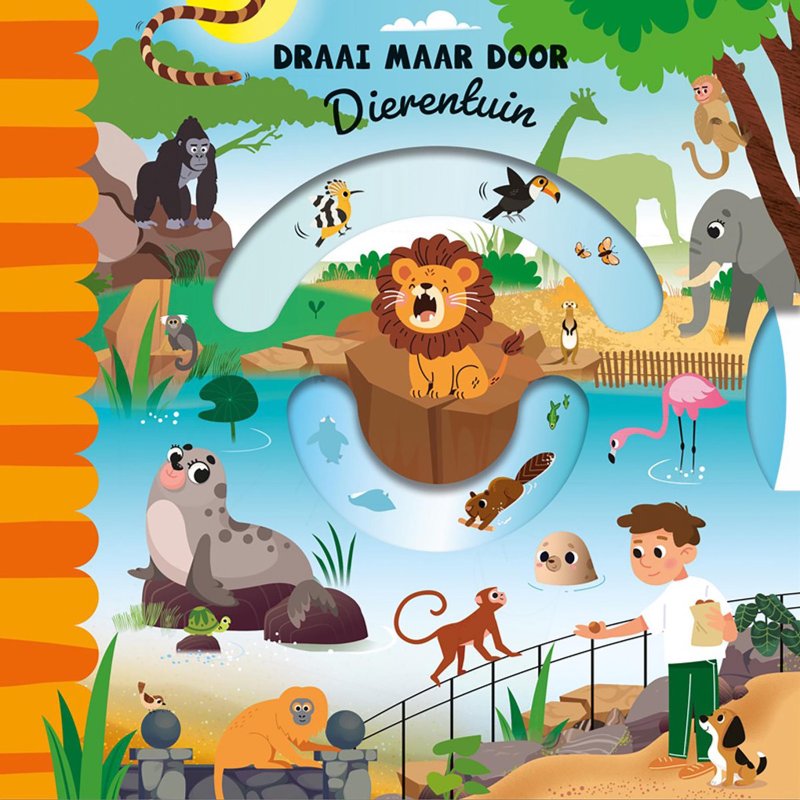 BOEK DRAAI MAAR DOOR DIERENTUIN - 655 3987 - 655-3987