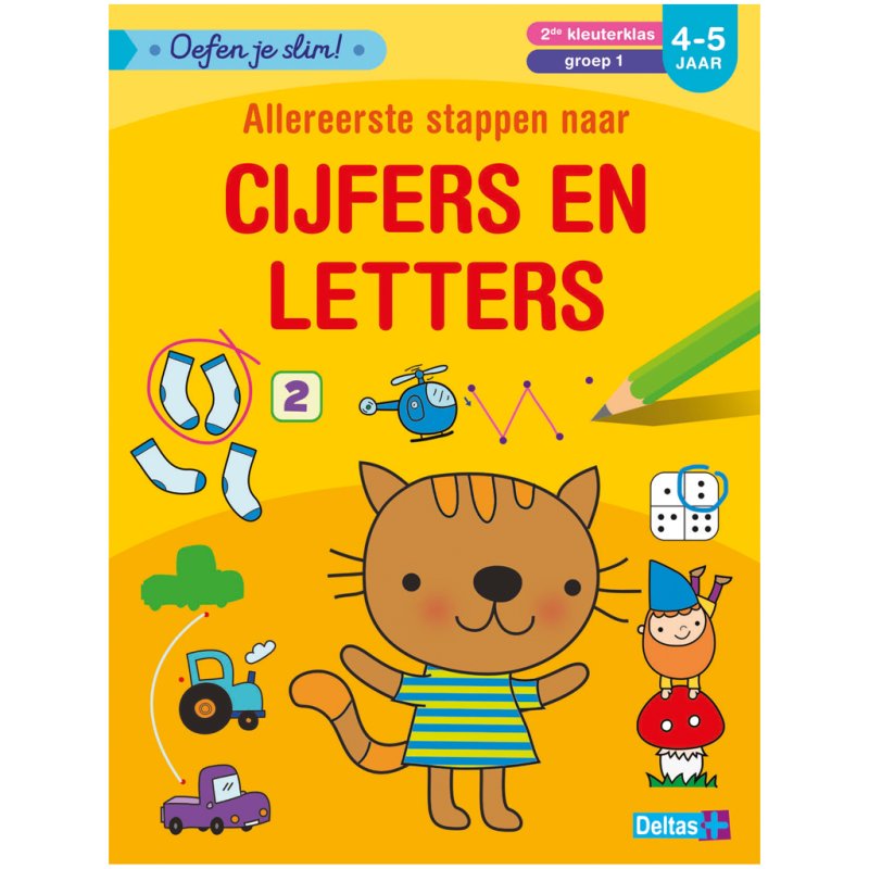 ALLEREERSTE STAPPEN CIJFERS/LETTERS 4-5J - 655 4010 - 655-4010