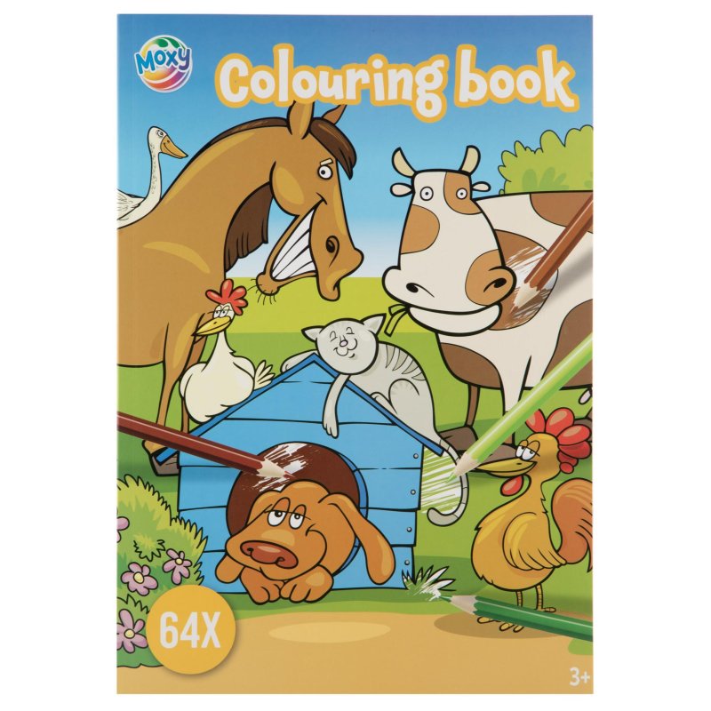 KLEURBOEK MEGA A4 64 PAGINA'S 3 ASSORTI - 655 5250 - 655-5250