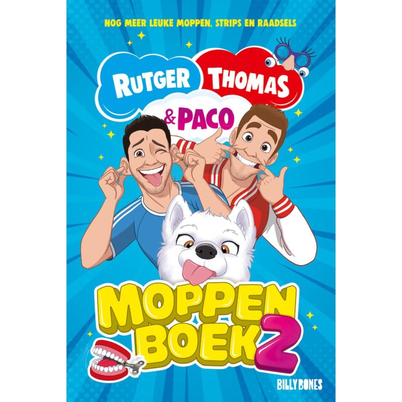 BOEK MOPPENBOEK RUTGER, THOMAS EN PACO 2 - 655 5550 - 655-5550