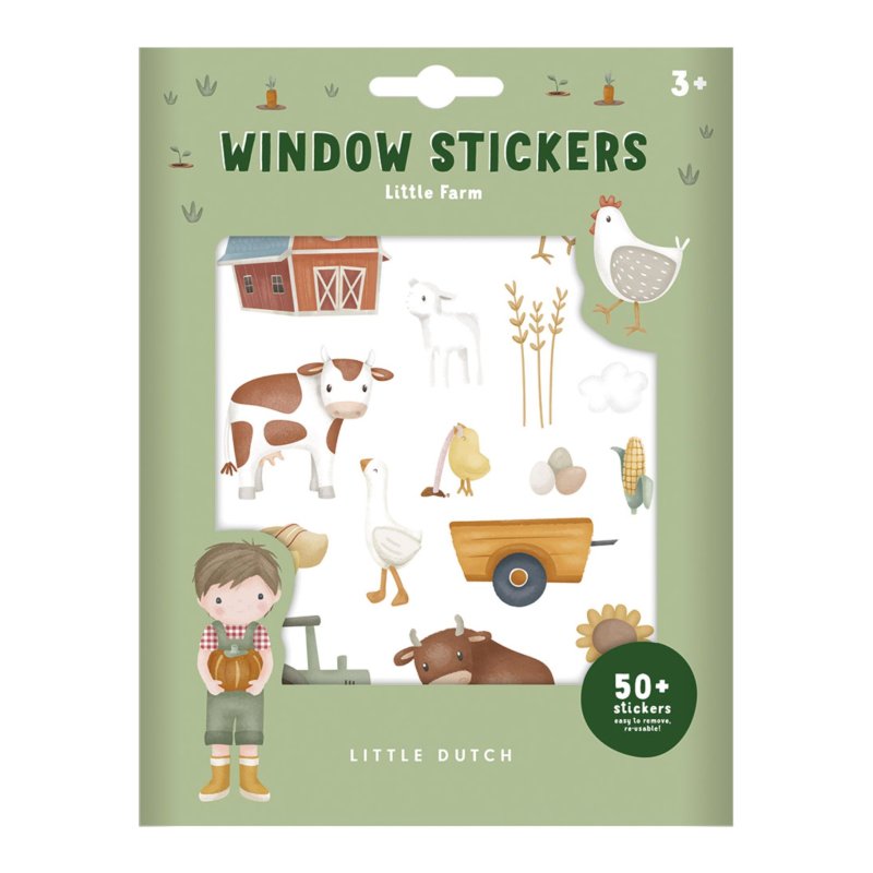 LITTLE DUTCH RAAMSTICKERS BOERDERIJ - 655 5599 - 655-5599