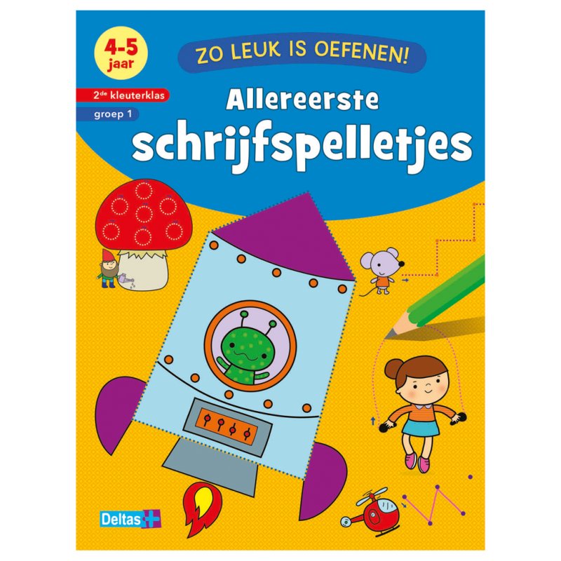 ALLEREERSTE SCHRIJFSPELLETJES 4-5 JR - 655 6167 - 655-6167