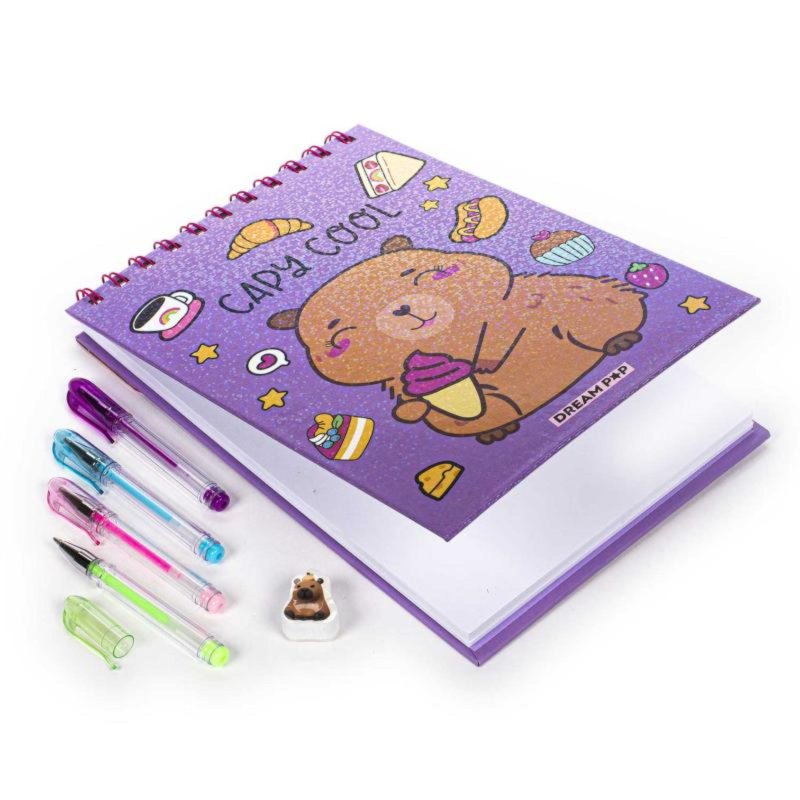 DREAM POP CAPIBARA SCHETSBOEK+GELPENNEN - 655 6839 - 655-6839