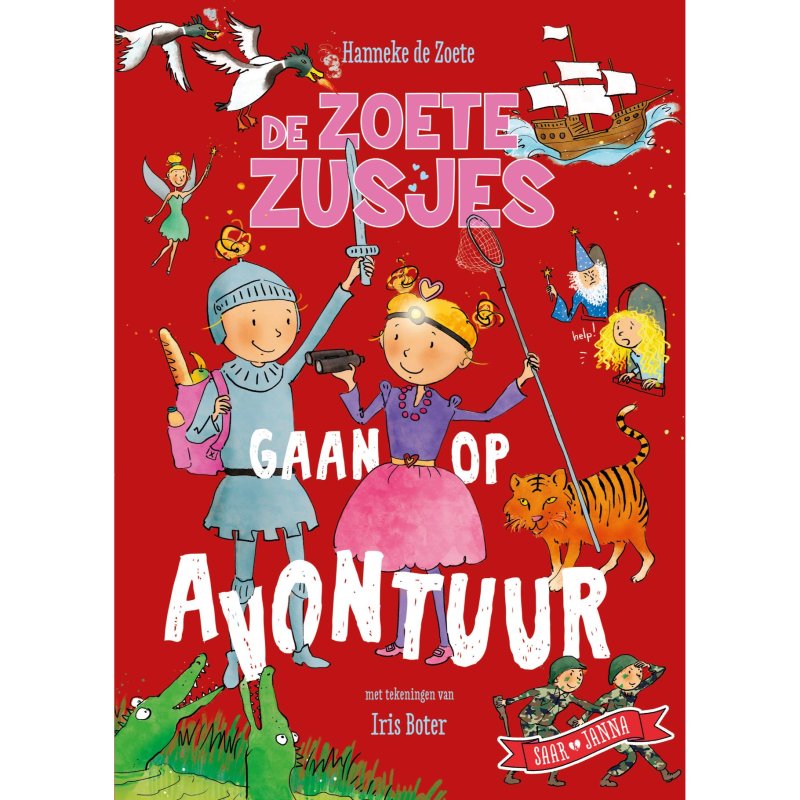 BOEK DE ZOETE ZUSJES GAAN OP AVONTUUR - 655 8747 - 655-8747