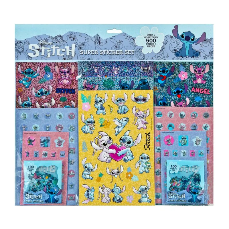 STITCH SUPER STICKER SET - 655 8910 - 655-8910