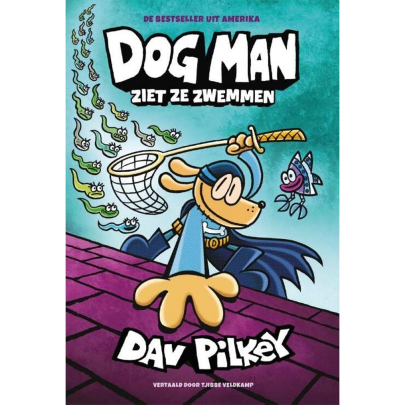 DOG MAN 8: ZIET ZE ZWEMMEN 7+ - 655 9638 - 655-9638