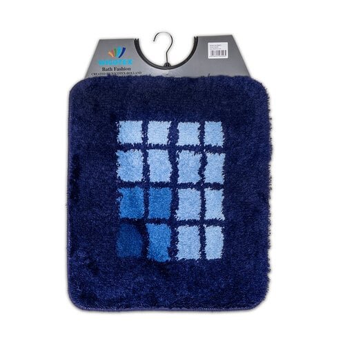 BIDETMAT 50X60 CM. ACRYL BLAUW BLOK 4672 - 6926824485585 - 62-16