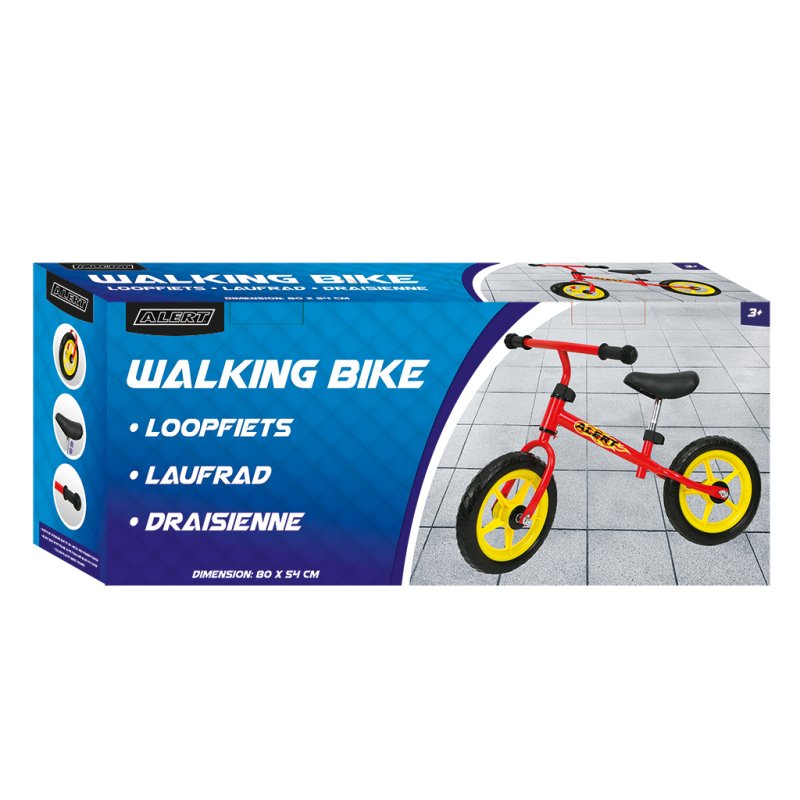 LOOPFIETS METAAL ALERT ROOD - 701 1007 - 701-1007