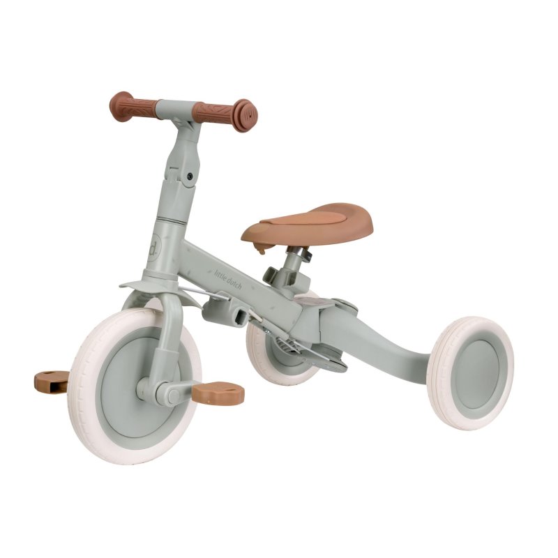 LITTLE DUTCH 4 IN 1 DRIEWIELER GROEN - 702 2369 - 702-2369
