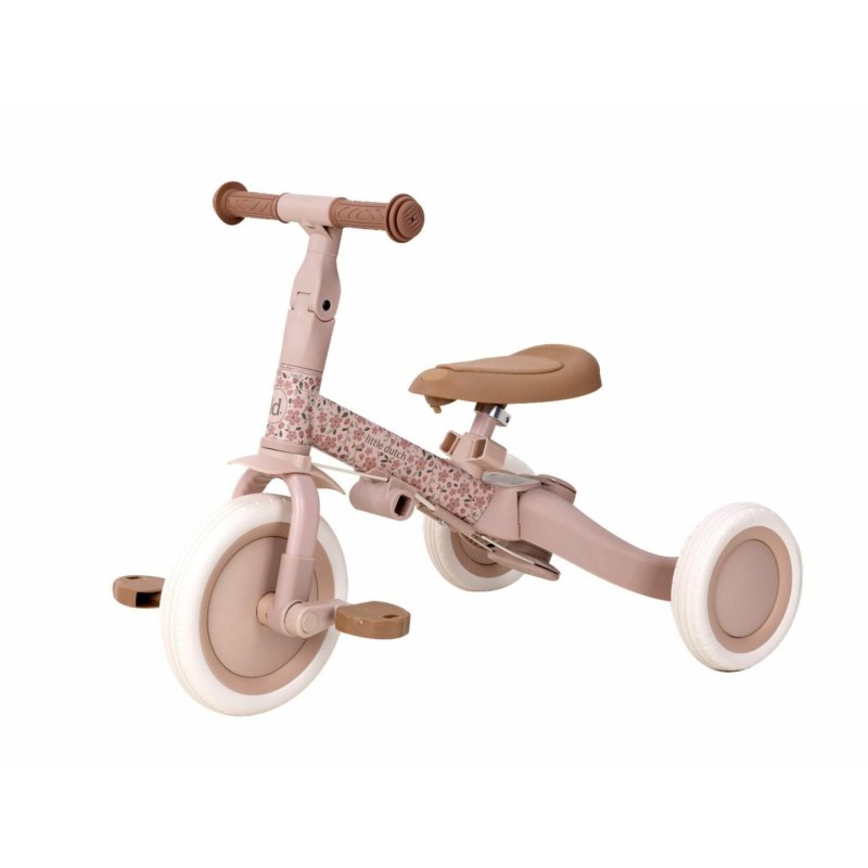 LITTLE DUTCH 4 IN 1 DRIEWIELER PINK - 702 2383 - 702-2383