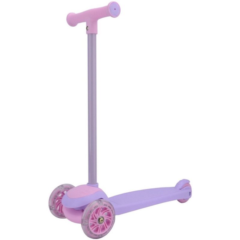 ALERT STEP SCOOTER DRIEWIELER ROZE/PAARS - 71 2 - 701-0303
