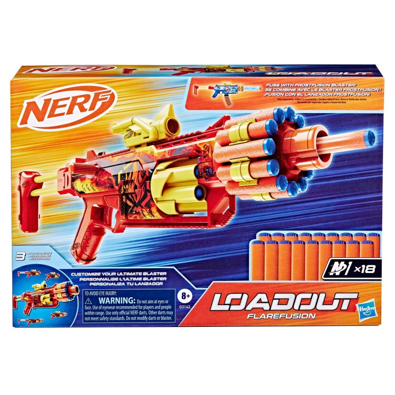 NERF LOADOUT FLAREFUSION - 721 3142 - 721-3142