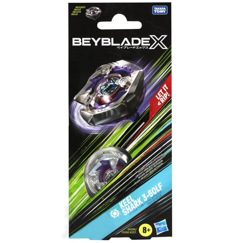 BEYBLADE X BOOSTER SINGLE TOP ASSORTI - 721 9590 - 721-9590