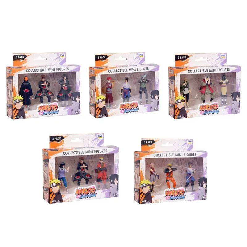 NARUTO 3-PACK  7CM ASSORTI - 7290120511644 - 576-9379