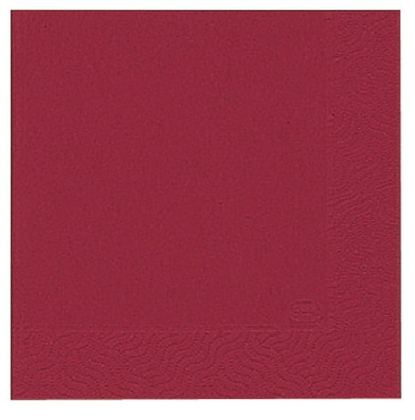 DUNI BIO SERVETTEN BORDEAUX 33X33CM - 7321011040452 - 104045