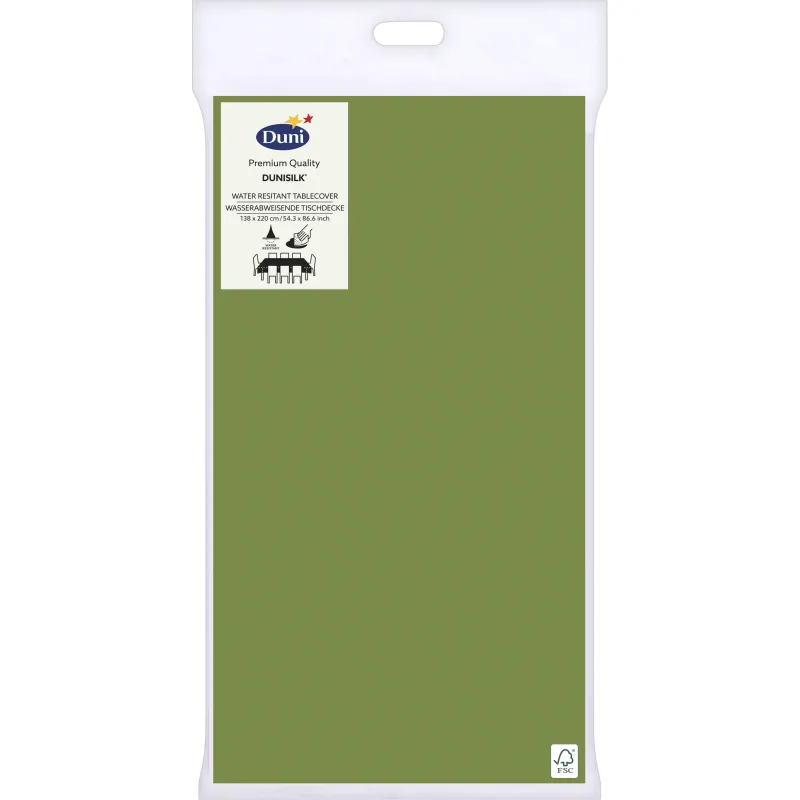 DUNI TAFELLAKEN DUNISILK 138X220 LEAF G - 7321011858798 - *0010175704