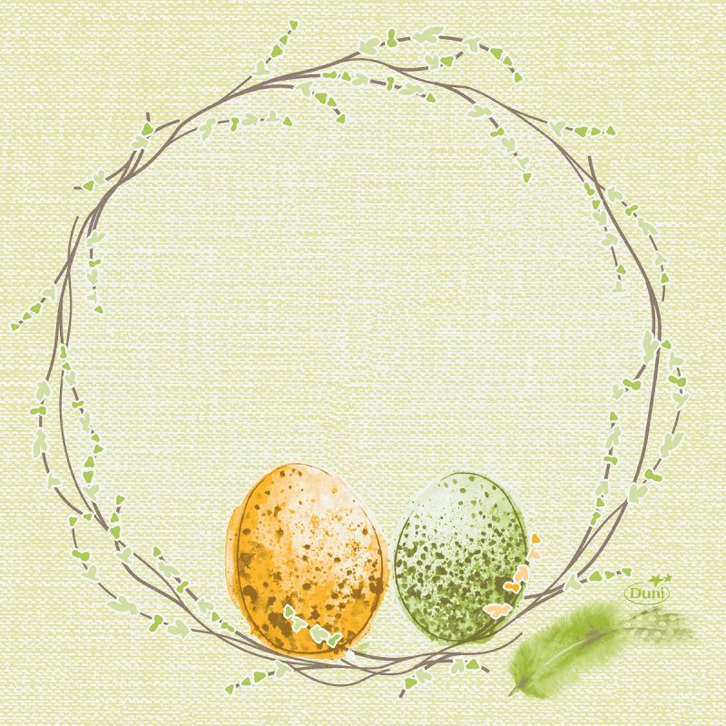 DUNI PAASSERVET EASTER PASTURE 33X33 - 7321011943166 - *0010222568