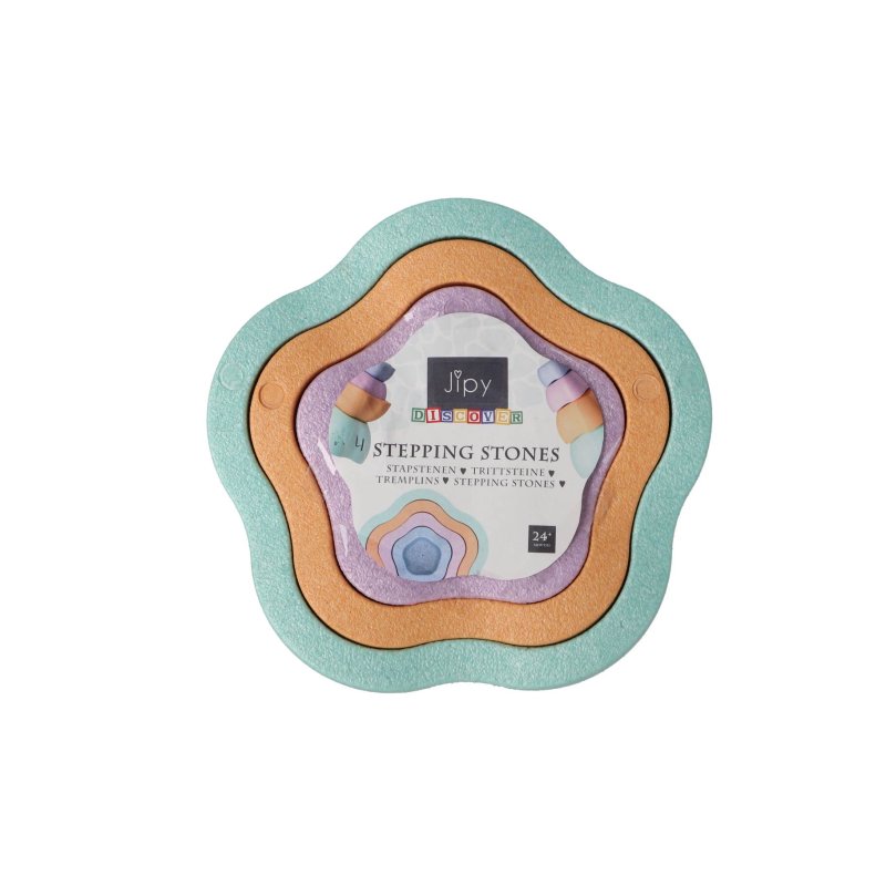 STAPBLOKKEN JIPY DISCOVER 4 STUKS PASTEL - 740 1013 - 740-1013