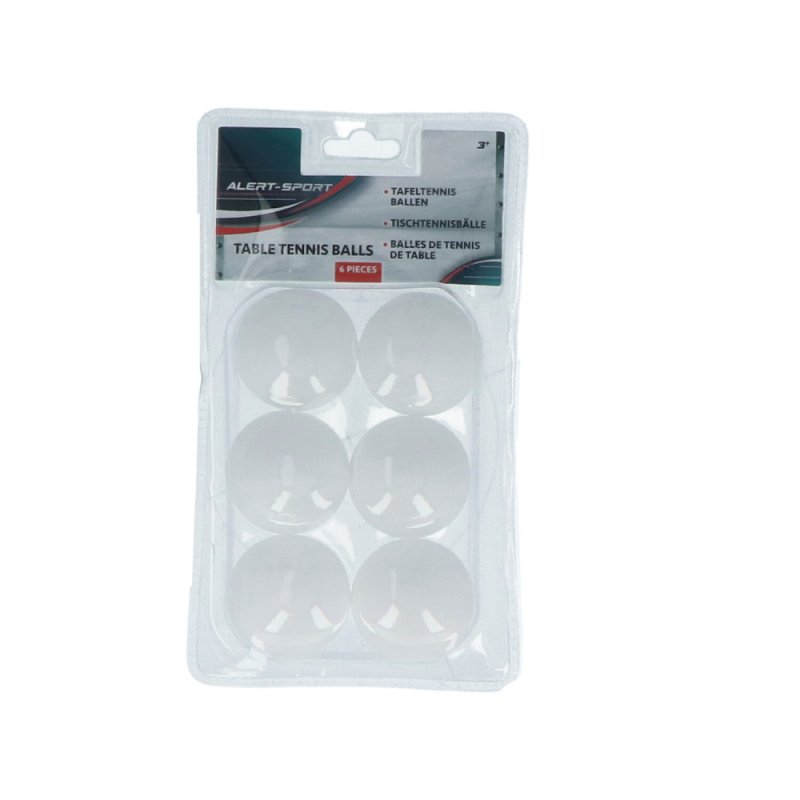 TAFELTENNIS BALLEN 6 STUKS ALERT - 744 3790 - 744-3790