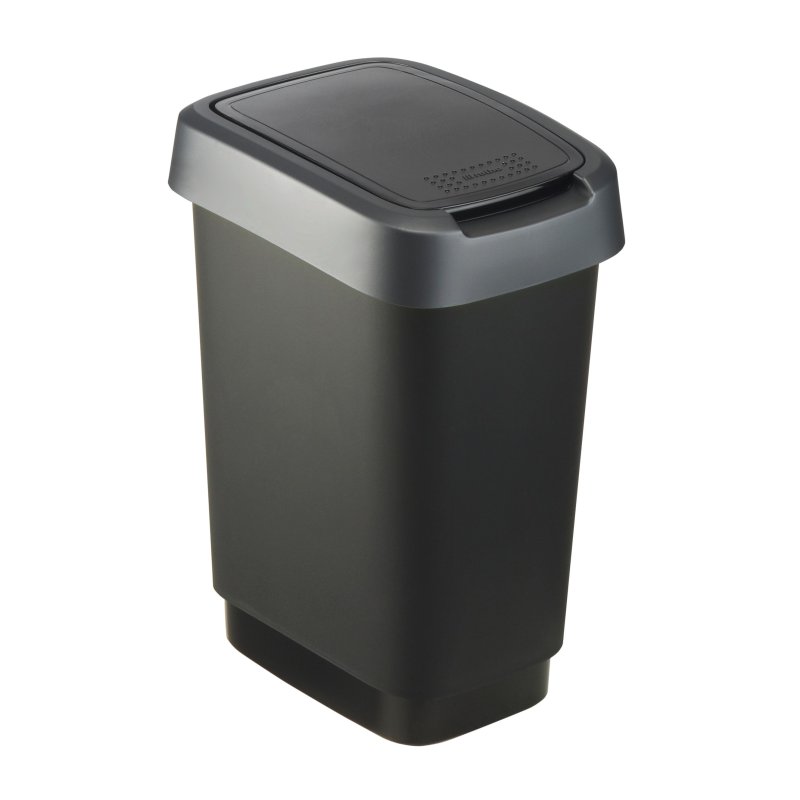 ROTHO AFVALBAK TWIST 10L ZWART - 7610859135360 - 0150071