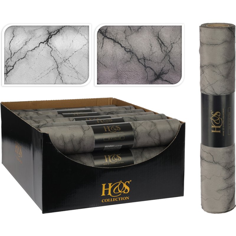 DECOSTOF LOPER 28X150CM MARMER ANTRACIET - 767613180 composition 001  - 767613180