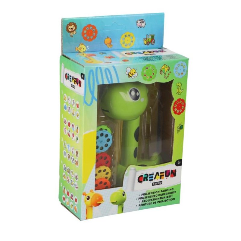 CREAFUN TREND PROJECTOR GIRAF/DINO 2ASST - 786 7192 - 786-7192