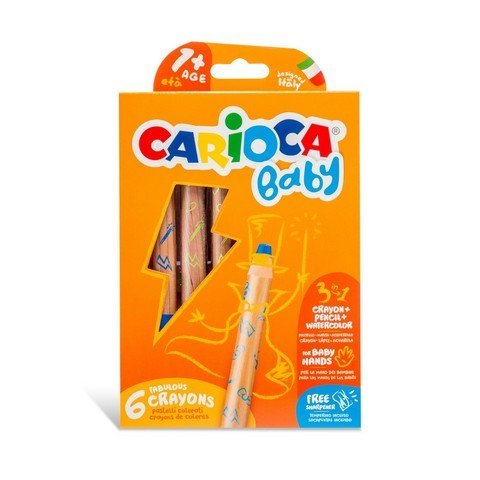 CARIOCA BABY 3 IN 1 JUMBO KLEURWASKRIJTJ - 8003511428174 - 651-8174