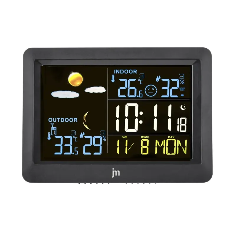 WEERSTATION JUST A MINUTE DIGITAAL ZWART - 8008457500731 - JD9528