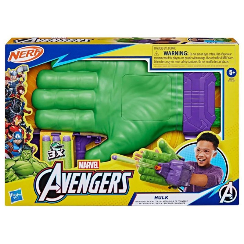 MARVEL AVENGERS HULK THUNDERCLAP BLASTER - 802 6366 - 802-6366