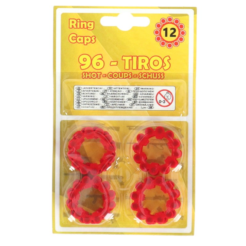 AMORCES 12 SCHOTS 8 RING OP BLISTER - 802 9612 - 802-9612