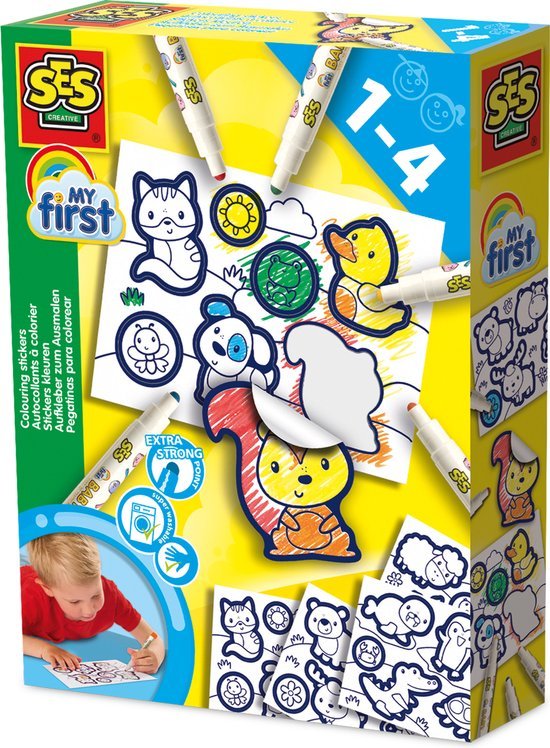 SES MY FIRST STICKERS KLEUREN - 81 1 - *0010249744
