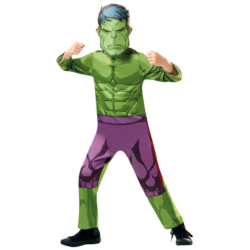 KOSTUUM AVENGERS HULK 5-6 JAAR - 810 2334 - 810-2334