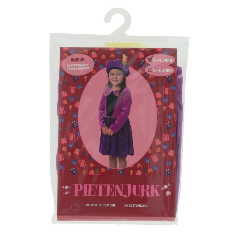 PIETENJURK PAARS STERREN 98-104 CM - 810 9481 - 810-9481
