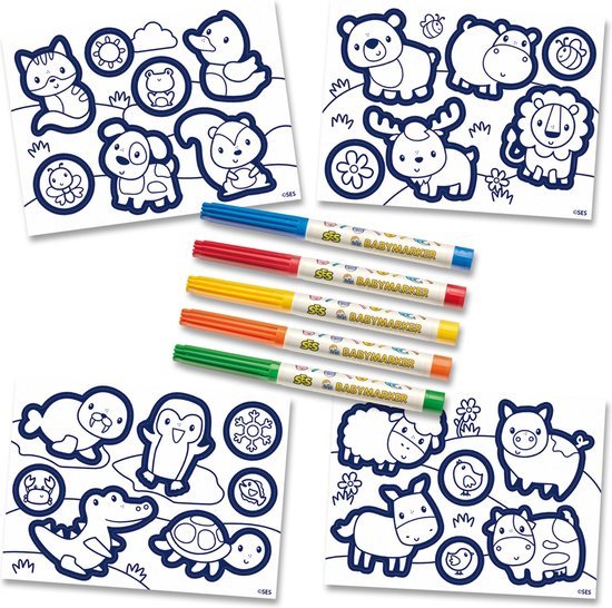 SES MY FIRST STICKERS KLEUREN - 83 1 - *0010249744