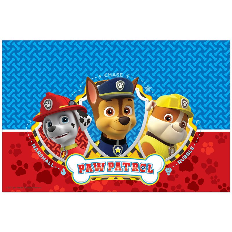 PAW PATROL PLASTIC TAFELKLEED 120X180 - 834 8544 - 834-8544