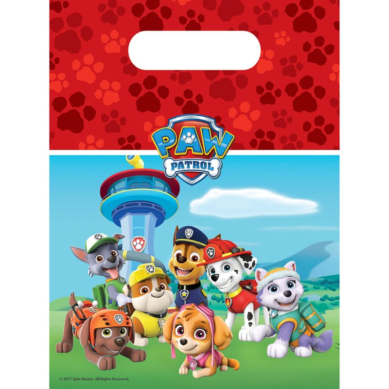 PAW PATROL UITDEELZAKJES 6 STUKS - 834 9440 - 834-9440